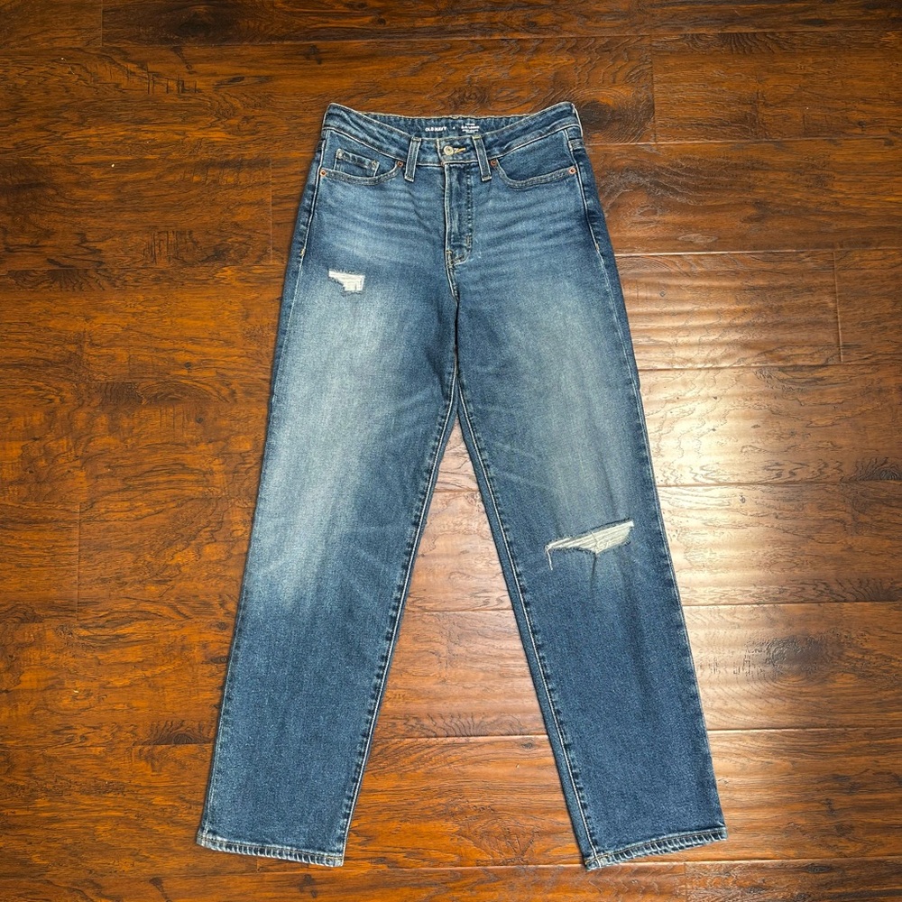 Old Navy Dark Blue Loose Fit Jeans